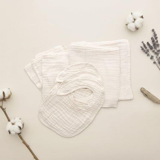 Organic Cotton Muslin Baby Bundle Set