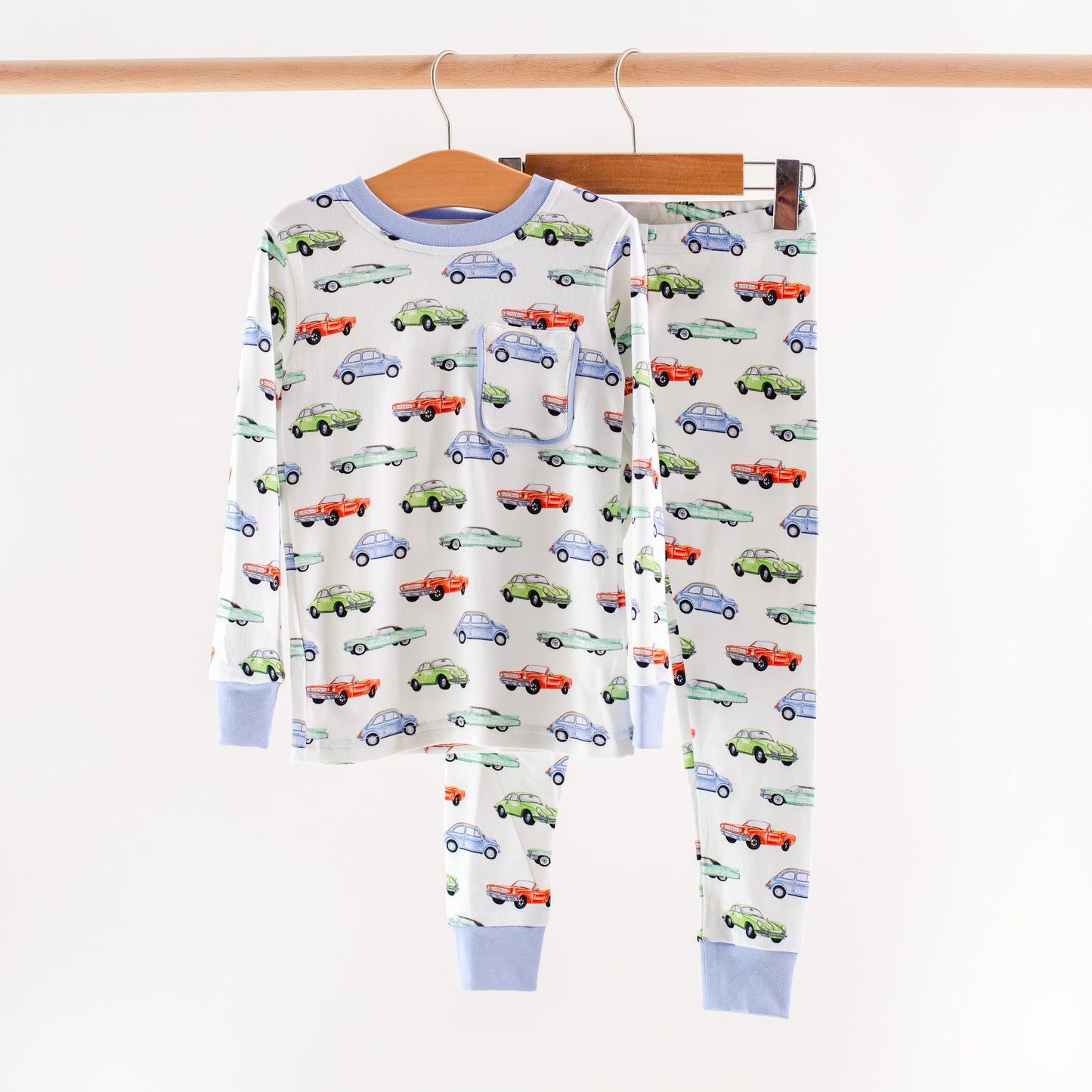 organic cotton kids pajamas cars