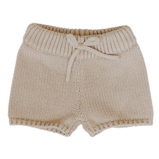 organic cotton knit shorts kids baby