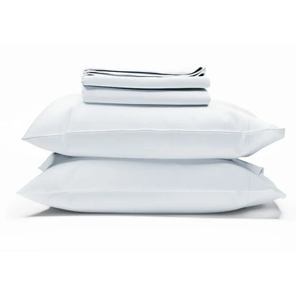 organic cotton sheet set white
