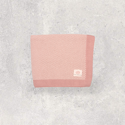 Elegant Organic Cotton Baby Blanket and Teddy Lovie Set