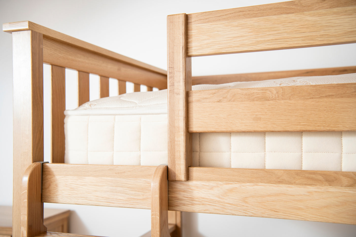 Naturepedic Savona FSC®-Certified Oak Kids Bunk Bed