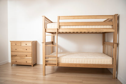 Naturepedic Savona FSC®-Certified Oak Kids Bunk Bed