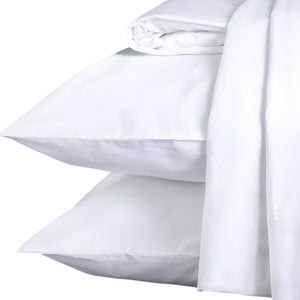 Sleep & Beyond Organic Cotton Percale Sheet Set  White