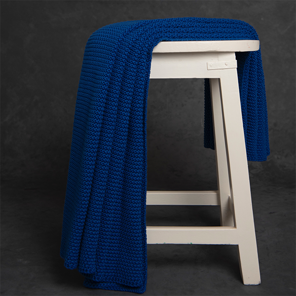 Varna Organic Cotton Knit Throw Blanket