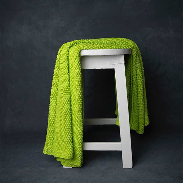 Varna Organic Cotton Knit Throw Blanket
