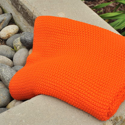 Varna Organic Cotton Knit Throw Blanket