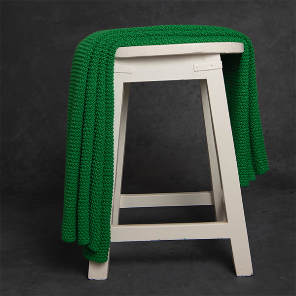 Varna Organic Cotton Knit Throw Blanket