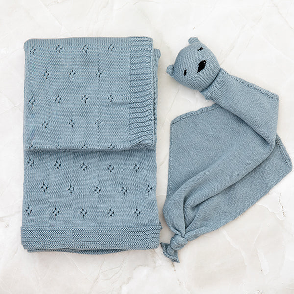 Trefle Infant Baby Blanket Set - Vanilla