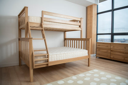 Naturepedic Savona FSC®-Certified Oak Kids Bunk Bed