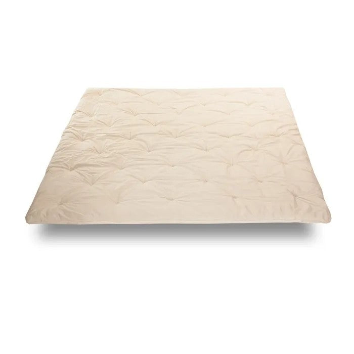 Wooly 3" Organic Wool Mattress Topper on White Background