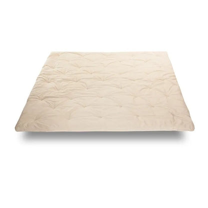 Wooly 3" Organic Wool Mattress Topper on White Background