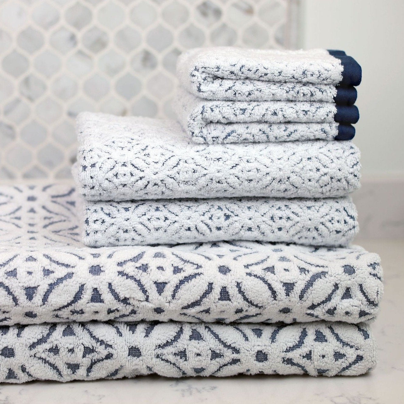 Prague™ 100% Organic 6 Piece Bath Towel Set