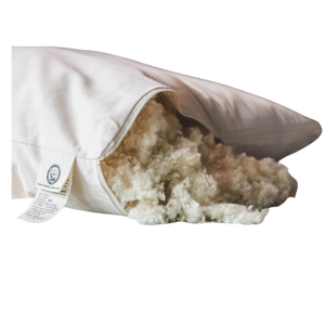 woolly  down  pillow  zipper